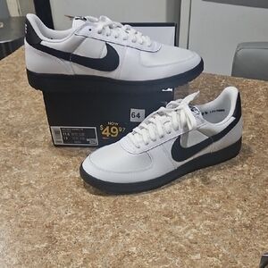 Nike Field General Ltr Men's Classic White and Black Sneakers